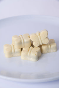 Mariposa chocolate blanco