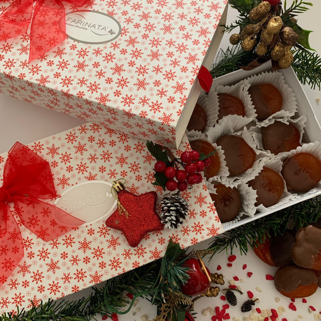 Chabacanos glaseados navidad